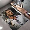Sports Area Rug, David Beckham England Legend 7 White Jersey Kick Poster, Fan Cave Decor, Non-Slip Mat