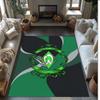 Tappeto in Velluto di Cristallo con Stampa Calcio Werder Bremen, Comodo Assorbente d'Acqua Antiscivolo Tappeto per Pavimenti Interni