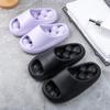 Men's Non-Slip Thick-Soled Summer Indoor Slippers with Unique Massage Design