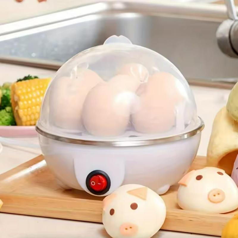 7 Egg Multi-Functional Automatic Power off Egg Cooker for Home Steamed Egg Boiled Egg Maker Breakfast Cooking Appliance