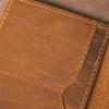 5504 Genuine Crazy Horse Leather Passport Wallet for Men and Women - Card Holder & Travel Accessory