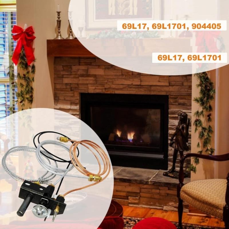 Tubing Water Heater Assembly Spark and Sensor Electrode Electric Water Heater Accessories Suitable for Water Heaters