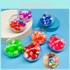 Colorful Rainbow Bead Stress Relief Ball Tpr Toy For All Ages Wholesale
