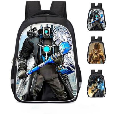 Mochilas Escolares para Adolescentes Mochila Titan Speakerman de Viagem Mochila Estudante Bolsa Anime
