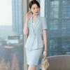 Treuroman Set Completo Professionale da Donna Blu Cielo a Maniche Corte