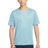 Nike Bedrucktes Logo Gestreift Rundhals Gerader Schnitt Schnelltrocknend Kurzarm T-Shirt Herren Tops Blau AJ7566-494
