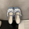 Hot Selling 2025 New Summer Fashion Lace Mules Women Slippers Casual Dress French style Singbacks Slides Ladies Slip On Shoes