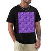 Classic Purple Paisley T-Shirt Comfortable Daily Wear Tee