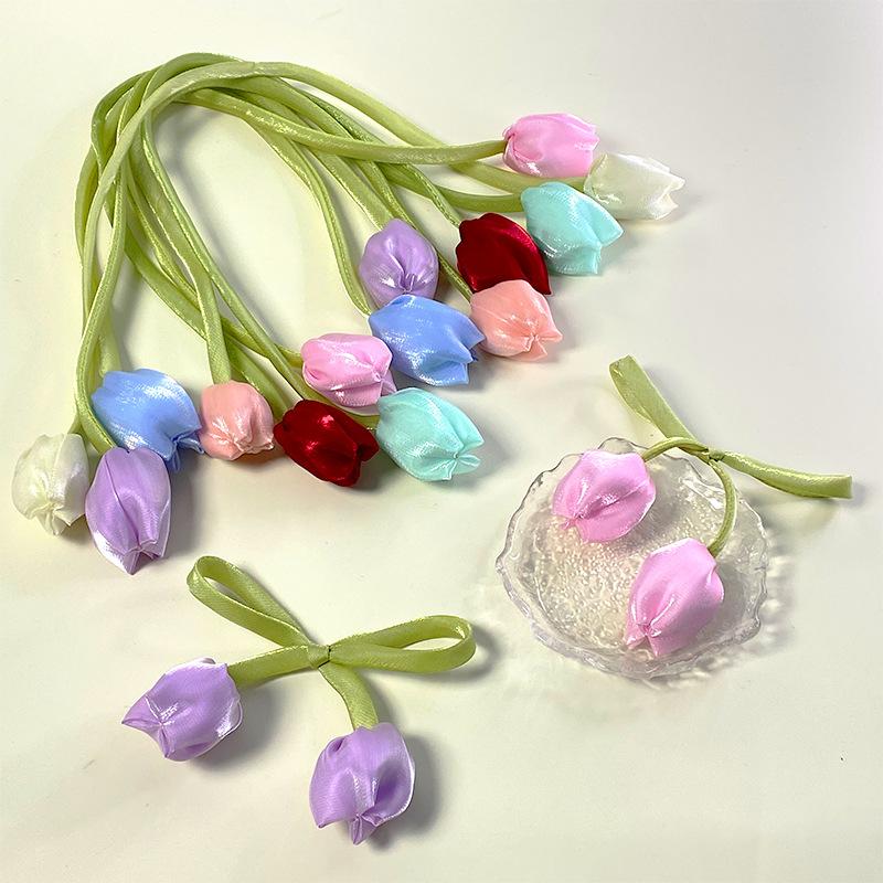 Creative Tulip Curtain Straps Adjustable Elegant Curtain Tieback Beautifully Curtains Tie Rope Homestay
