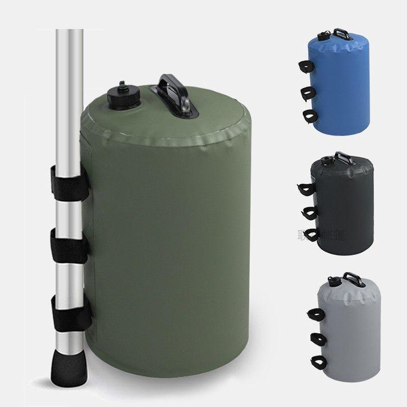 Windproof Anti-Tip Canopy Water Bag Sandbag for Outdoor Advertising Gray Small (20 kg water) 20*30cm