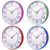 12 Inch 30CM Silent Wall Clock, Creative and Fashionable, Children's Home Living Room Three-dimensional Digital Minimalist Clock