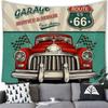 American Retro Car Tapestry Office Living Room Tapestry Home Wall Decoration Tapestry