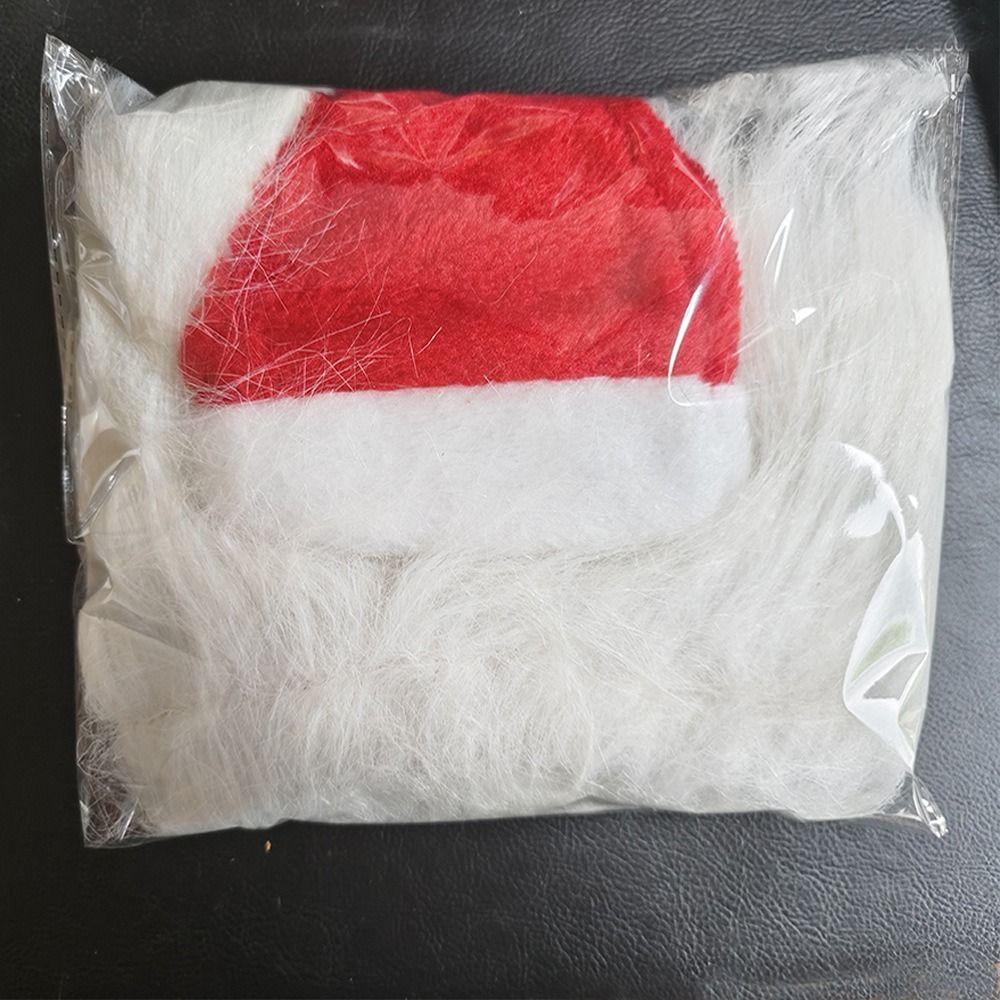 Cute Santa Dog Cat Costume Funny Christmas Dog Hat Festive Party Xmas Cap Pet Accessory