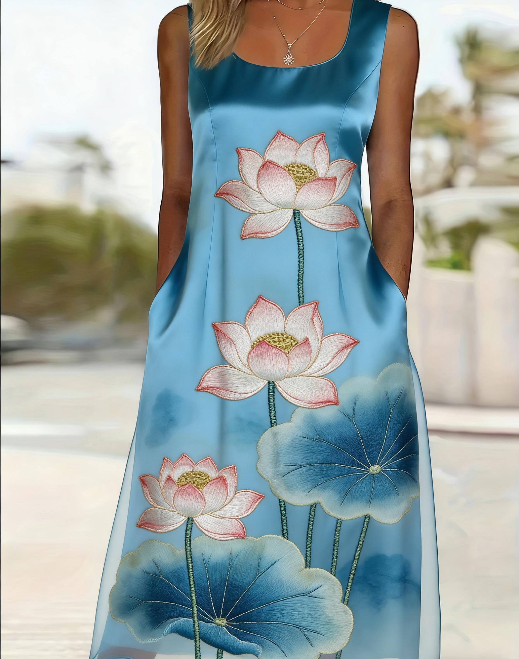 

Fashion Floral 3D Printed Pattern Women Mini Dresses Summer Sleeveless 3D Printed Beach Casual Ladies Dress Ladies Clothes XL