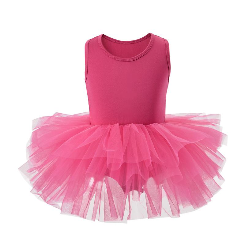 New Girl Ballet TuTu Dress 2-8 Ys Fashion Professional Kids Dancing Party Dress Performance Costume Princess Wedding Dress