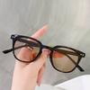 Vintage Small Square Sunglasses for Women 70s Retro Fashion Rivet Sunglasses Women's Casual Travel Party Driving Sunglasses Men