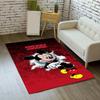 1pc Mickey Pattern Area Rug Soft Flannel Floor Mat for Living Room,Office,Bedroom and Carpet,Sofa Coffee Table Floor Mat