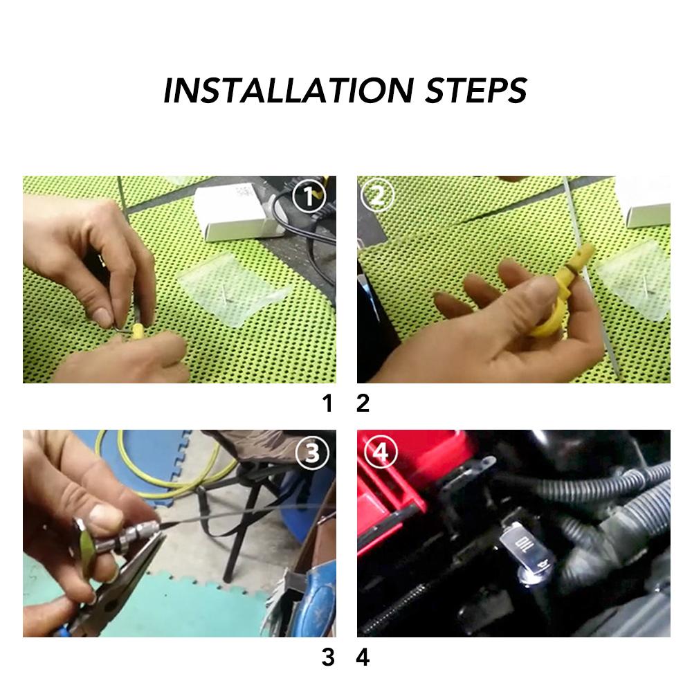 Lega di alluminio Astina di livello olio Maniglia per Toyota Camry RAV4 Prado Corolla YARIS KIA Rio Sorento Sportage K2 K3 K5