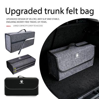 Felt Car Trunk Organizer Large Capacity Folding Storage Bag For Vauxhall VXR8 Astra Zafira Vectra Tigra Corsa D G J H
