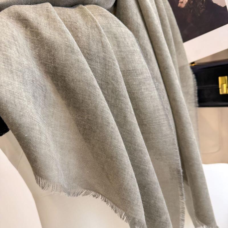 Women S Summer Thin Solid Color Scarf With Tassels For Sun Protection