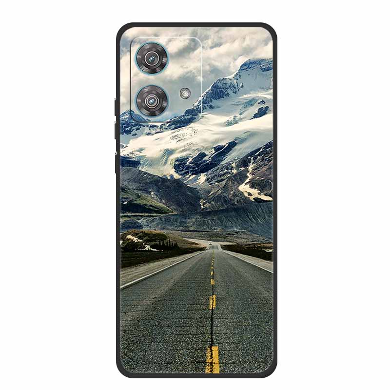 For Motorola Edge 40 Neo Case Animals TPU Soft Silicone Phone Cover for Moto Edge 40 Neo 5G Edge40 Neo Shockproof Wolf Fundas
