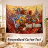 Custom Name Text Tapestry,Zelda Boho Wall Hanging, Decorative Backdrop Tapestry For Room