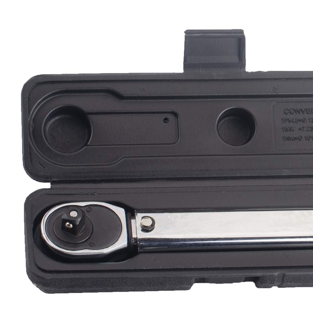 Torque for and Preset Includes Case Measurement Wrench, 1/2-inch, 70-350Nm, Bicycles, Automobiles, Motorcycles, Type, (1/2-inch, Range 70-350Nm)