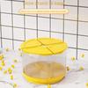 Divided Rice Bucket Rotary Grain Canned Storage Box Household Kitchen Insect and Moisture Proof Sealed Beans Storages Container