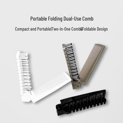 Double Folding Portable Massage Hair Comb for Student Dorms & Hotels