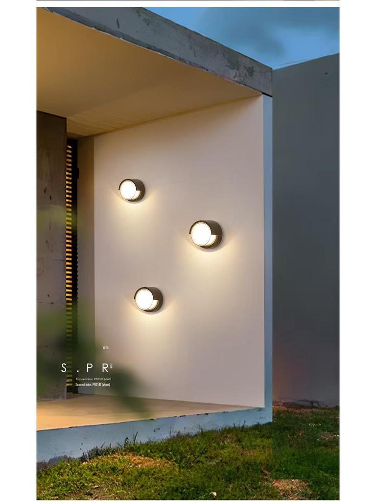 Wasserdichte LED-Wandleuchte für Villa, Garten, Hotel, Balkon, Flur und Zaun - Innen-/Außenbereich