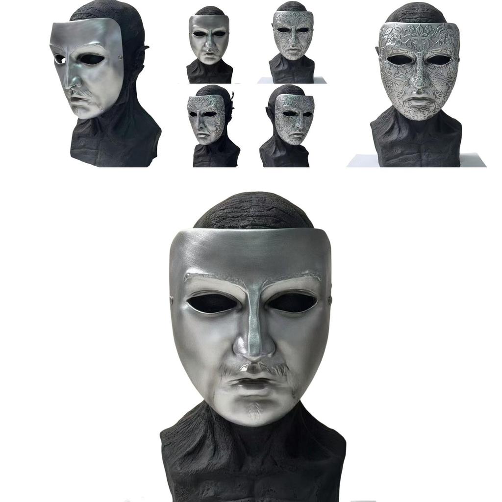 Baldwin IV. von Jerusalem Halloween-Maske Harz Kostüm Gesichtsbedeckung für Cosplay und Festivals