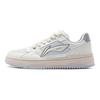 Li Ning Tian Ji 2.0 Comfortable Non-Slip Breathable Low-Top Skate Shoes Women Sneakers White Gray AGCT292-2