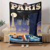 1pc Cars Movie Characters Flannel Blanket Soft Warm Throw Blanket for Bedroom Living Room Bed Travel Camping Picnic Gift. M730023