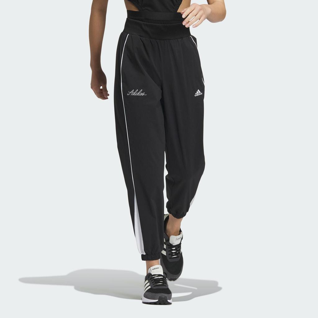 adidas Women's Black RCO WV PT UPF 50+ Sun Protection Jogger Pants IP0749