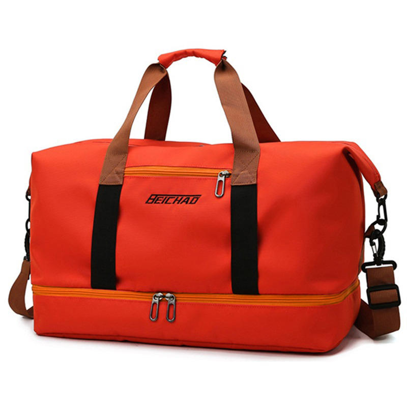 Fitness Bag Men and Women Casual Shoulder Crossbody Handbag Dry Wet Separation Large Capacity Travel Bag Outdoor Luggage Bags
