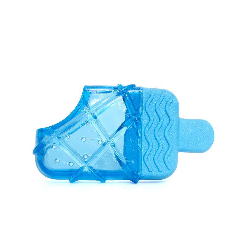 

Pet Cooling Chew Toy Teething Summer Cooling Dog Accessories Frozen Simulated Popsicle Shape Pet Supplies синій
