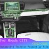 För Honda CITY -2025 Fullständig uppsättning interiörfilm Bilväxelpanel TPU Transparent Skydd Navigationsskärm Klösbeständig Klistermärke