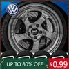 2026 Hot For VOLKSWAGEN VW Car R Emblem Wheel Center Hub Cap Sticker Accessories For Volkswagen VW R-line GTI Polo Golf Touareg 