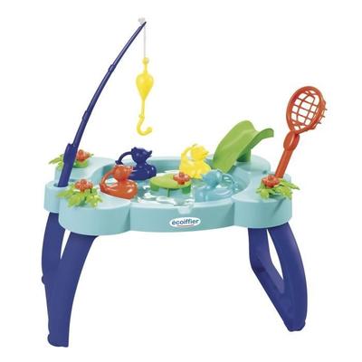 ECOIFFIER - Fishing Table - 4 Ducks, Rod, Landing Net, Slide and Water Lily-shaped Crank