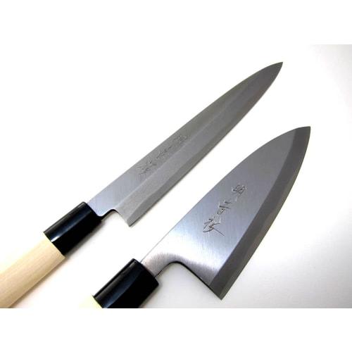 Knife Knife Set: Yanagiba and Deba Knife Set (2 Knives) "Akane Sakura