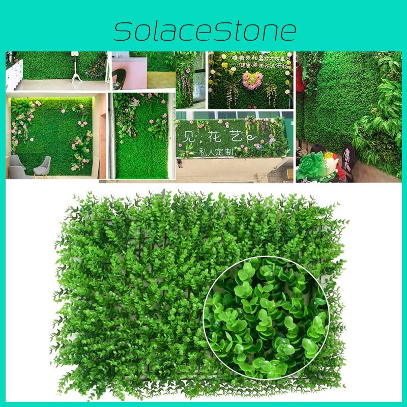 Lush 60*40cm Artificial Eucalyptus Plants Green Wall Greenery Fence Foliage Decor For Stunning Outdoor Spaces