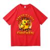 Funny Chicken Game T Shirt Hot Fashion Men Harajuku Aesthetic Vintage Graphic T-Shirt Unisex Cartoon Casual Cotton Tees Shirts