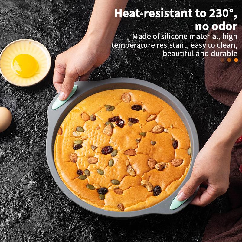 Silicone Charlotte Cake Pan Reusable Mold Fluted Cake Pan Nonstick Round Molds for Shortcake Cheesecake Tool Kitchen Supplie New