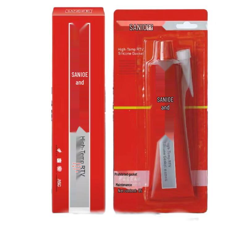 Fang Ling 588 High-Temperature Red Silicone Sealant (81g)