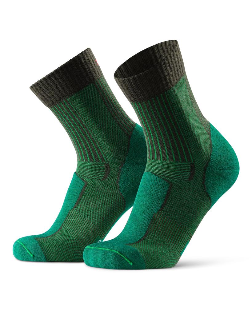 DANISH ENDURANCE Merino Wool Light Crew Socks and Dark [Antibacterial, Breathable, Anti-Blister, Summer, Outdoor, Mountaineering, Hiking, Trekking,