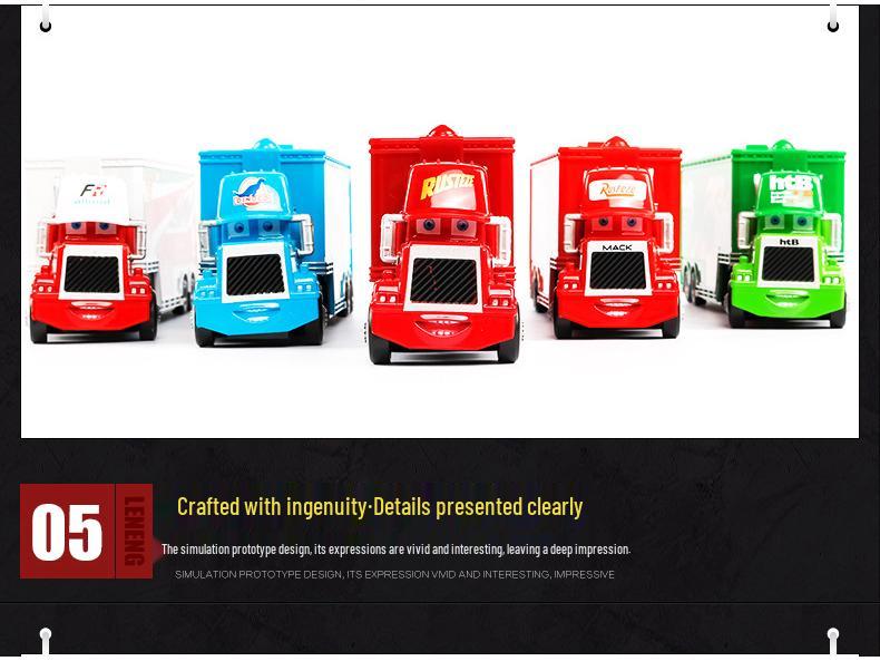 57 Varieties Cross-border Racing & Container Truck Toy Models for Children