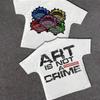 Trendy Hip Hop Y2K Street Mens Tshirt Summer New Style Suitable for Both Men and Women Cotton Casual Tshirt