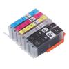 Ink Cartridge Set Large Capacity Clear Colorfast Printing Black Color Ink Cartridge Replacement for PIXUS BK BK C M Y GY