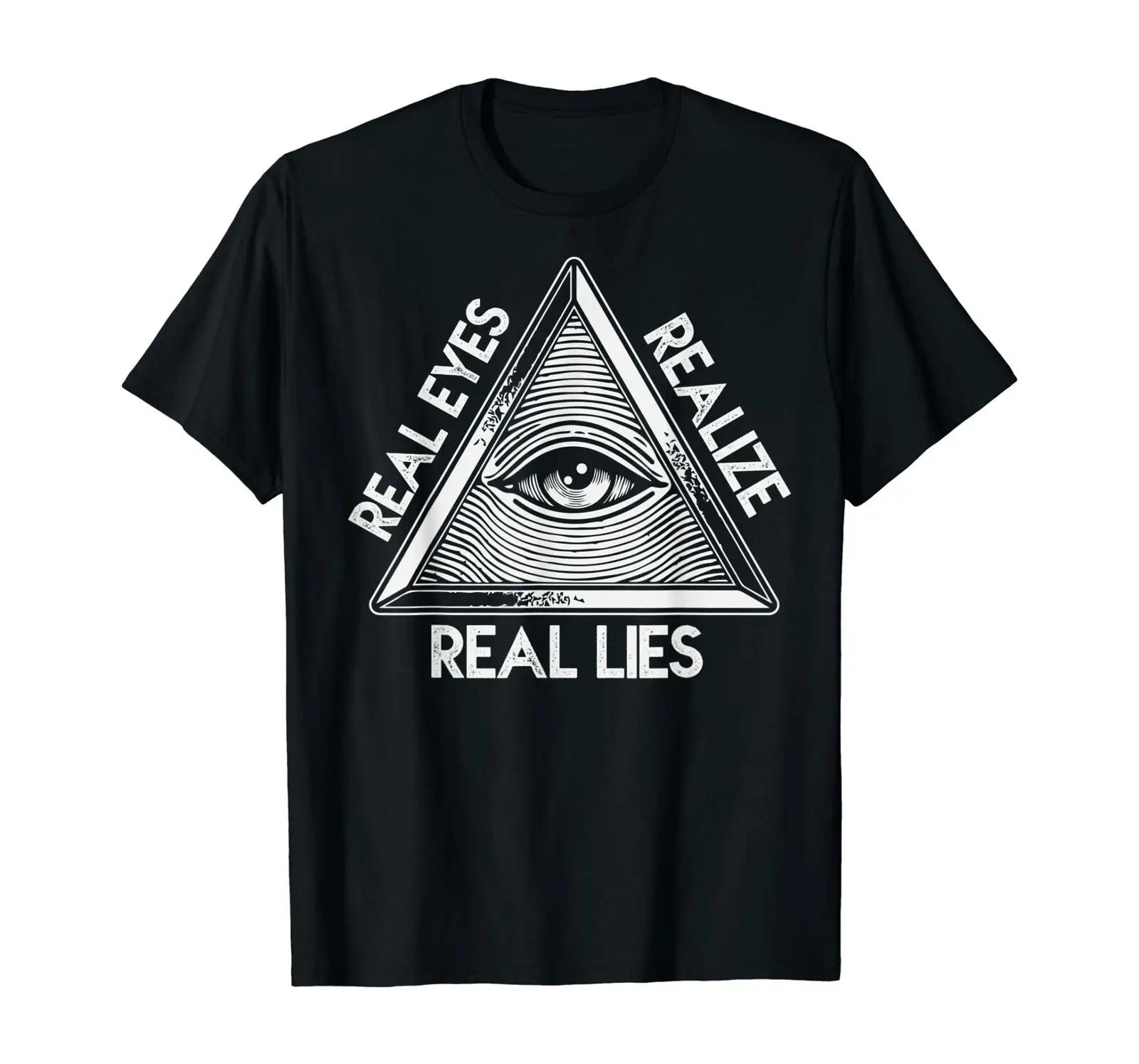 Real Eyes Realise Real Lies TShirt Summer Cotton Short Sleeve ONeck Mens T Shirt New S3XL S