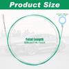 Auto Sunroof Drain Cleaning Tool,118Inch Long Pipe Cleaner For Car,Flexible Tube Cleaning Brush With 2Pcs 7.9Inch Cleaning Brush Skinny Pipe Drain